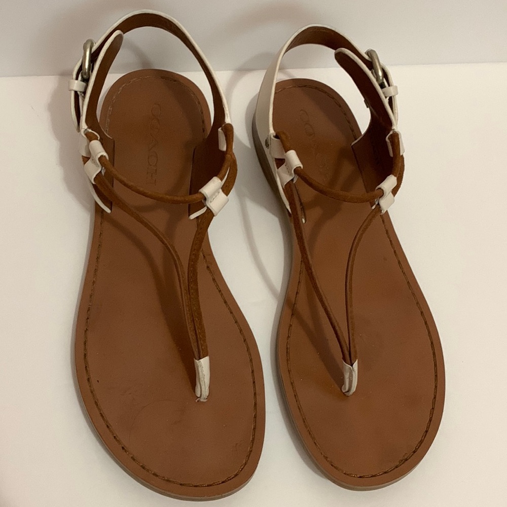 Coach Leather Sandals